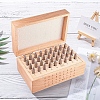 Wooden Leather Stamp Tools OBOX-WH0001-01-6