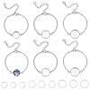 12Pcs 3 Styles 304 Stainless Steel Cable Chain Bracelet Making STAS-SP0002-11-1