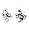 Tibetan Style Alloy Bee Pendants TIBE-Q037-029-RS-3