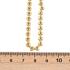 4MM 304 Stainless Steel Heart Link Chain Necklaces for Women X-NJEW-G179-06G-3