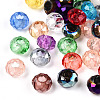 Mixed Faceted Rondelle Glass Beads X-GLAA-R143-8mm-M-2