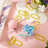 10Pcs Alloy Spring Gate Rings FIND-TA0009-25H-5