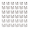 Kissitty 36Pcs 6 Style 304 Stainless Steel Cuff Earring Findings STAS-KS0001-18-2