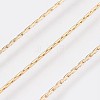 Long-Lasting Plated Brass Coreana Chain Necklaces X-NJEW-K112-08G-NF-2