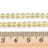 Electroplate Transparent Glass Beads EGLA-B013-02A-FR12-4