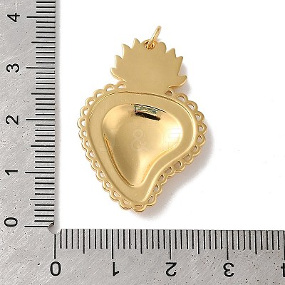 Rack Plating Brass Enamel Pendants KK-G504-25B-1