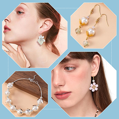 120Pcs 6 Colors Iron Bead Cap IFIN-SC0001-57-1