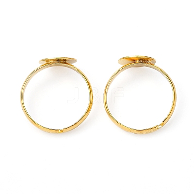 Brass Pad Ring Base Findings EC022-G-1
