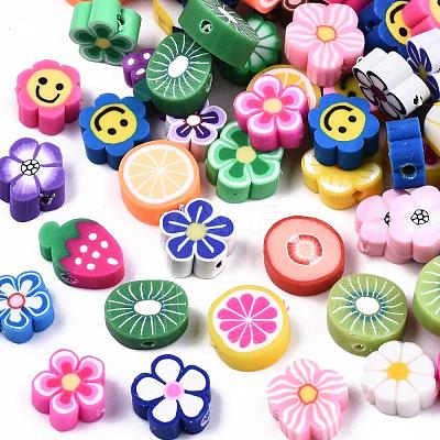 Handmade Polymer Clay Beads CLAY-Q244-08-1
