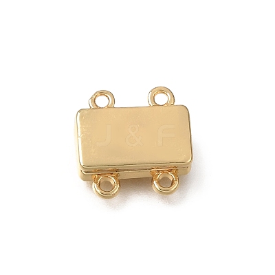 2-Strands Brass Magnetic Clasps KK-CBA9C94-01A-G-1