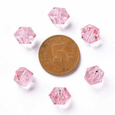 Transparent Acrylic Beads TACR-S154-15B-26-1