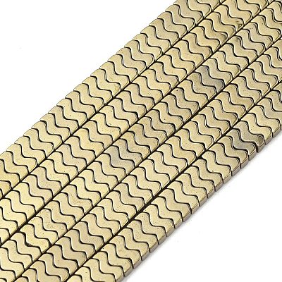 Electroplated Synthetic Non-magnetic Hematite Beads Strands G-A263-I01-01B-1