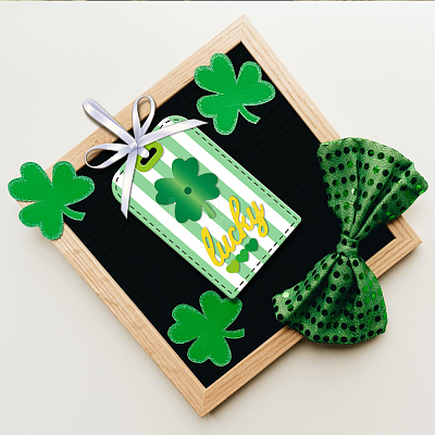 Saint Patrick's Day Carbon Steel Cutting Dies Stencils DIY-WH0309-1587-1