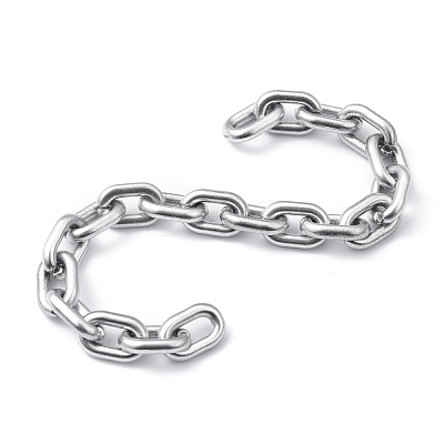 Handmade Spray Painted CCB Cable Chains AJEW-JB00719-03-1