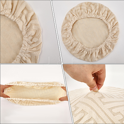 Flannel Stool Cover AJEW-WH20816-066A-1