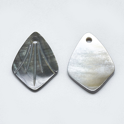 Black Lip Shell Pendants SSHEL-S260-045-1