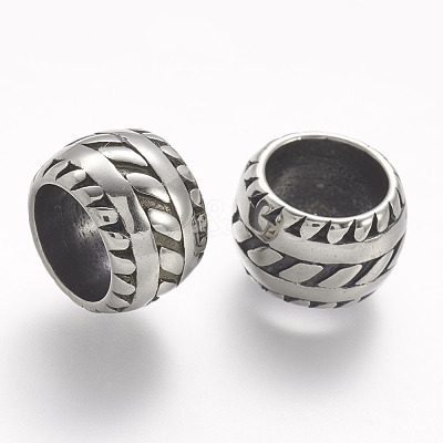 304 Stainless Steel Beads STAS-K132-085AS-1