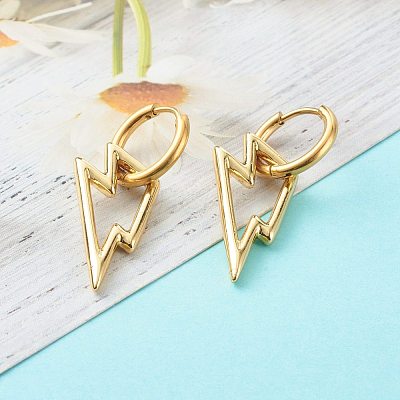 304 Stainless Steel Huggie Hoop Earrings EJEW-JE04549-02-1