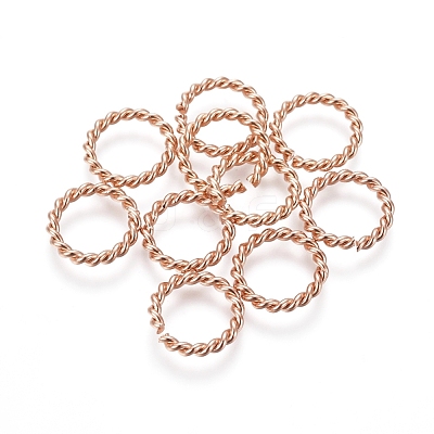 304 Stainless Steel Open Jump Rings STAS-E484-71G-RG-1