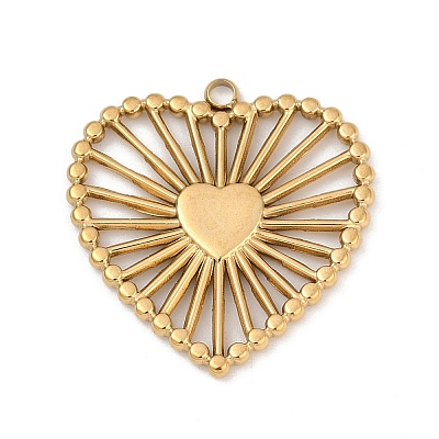 304 Stainless Steel Pendants X-STAS-S175-43F-G-1