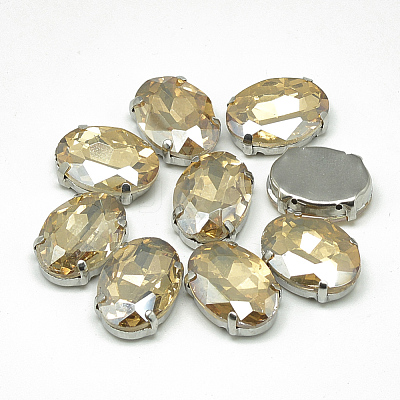 Sew on Rhinestone RGLA-T091-6x8mm-06P-1