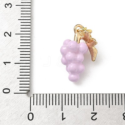 Brass Enamel Pendants KK-H523-01G-G-1