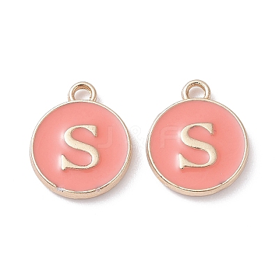 (Defective Closeout Sale Border damaged) Golden Plated Alloy Enamel Charms LS-ENAM-XCP0001-20S-1