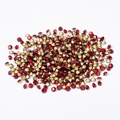 Back Plated Grade A Diamond Glass Pointed Rhinestone RGLA-SS6-029-1