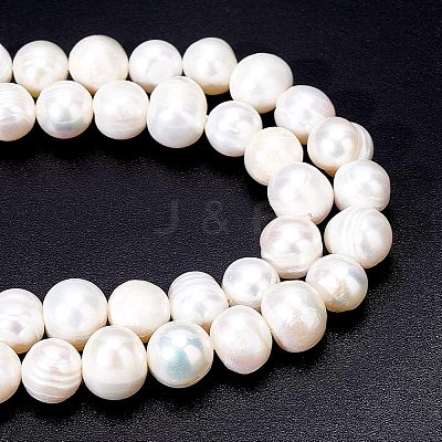 Grade A Natural Cultured Freshwater Pearl Beads Strands PEAR-NB0001-27-1