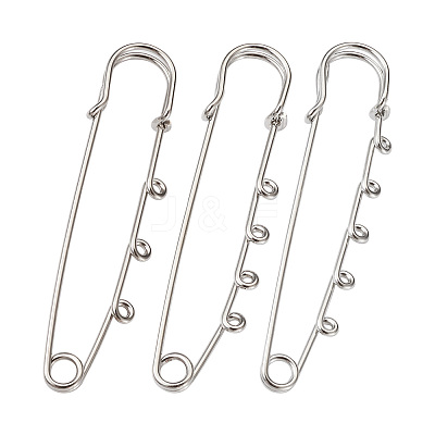 45Pcs 3 Style Stainless Steel Safety Pins STAS-TA0001-31-1