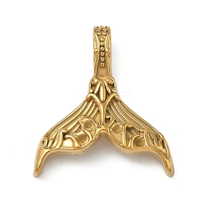 304 Stainless Steel Pendants STAS-P446-13F-G-1