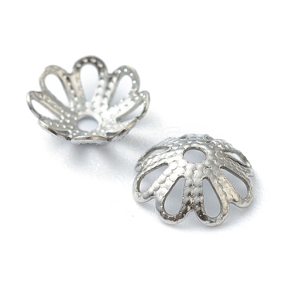 Non-Tarnish 304 Stainless Steel Fancy Bead Caps STAS-H149-32P-1