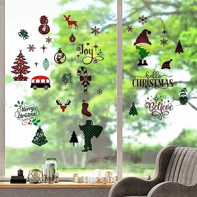 8 Sheets 8 Styles PVC Waterproof Wall Stickers DIY-WH0345-236-1