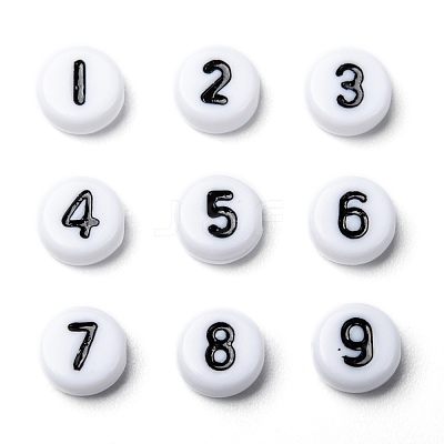 Opaque Acrylic Beads PB9111-1