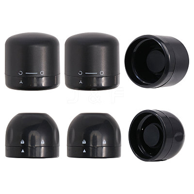 6Pcs 2 Styles Plastic Bottle Stoppers AJEW-GO0001-63-1