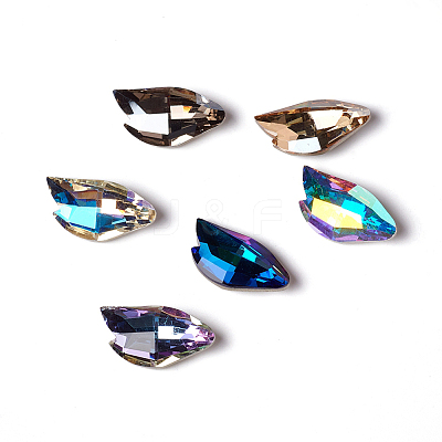 Glass Rhinestone Cabochons RGLA-G014-B01-1