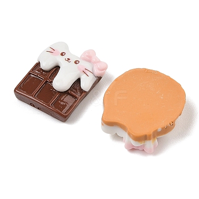 Opaque Cartoon Resin Cabochons CRES-R456-12A-1