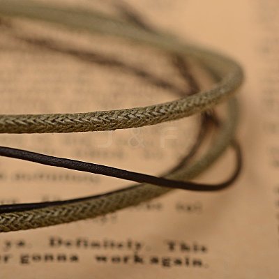Vintage Leather Cord Pendant Necklaces NJEW-M175-23-1