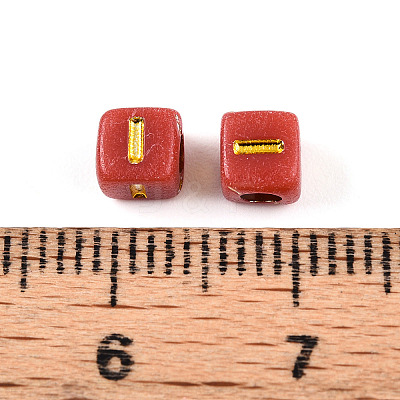 Plating Acrylic Beads OACR-N140-01I-I-1