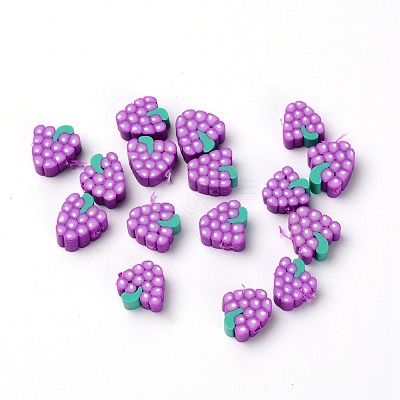 Handmade Polymer Clay Beads CLAY-WH0004-02-1