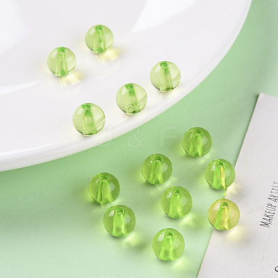 Transparent Acrylic Beads MACR-S370-A10mm-729-1