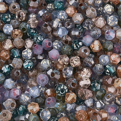 Picasso Baking Paint Glass Seed Beads SEED-N007-37M-1