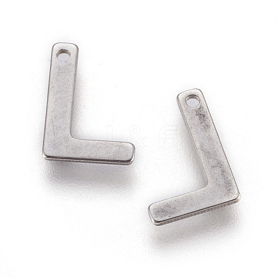 Tarnish Resistant 304 Stainless Steel Charms STAS-F175-02P-L-1