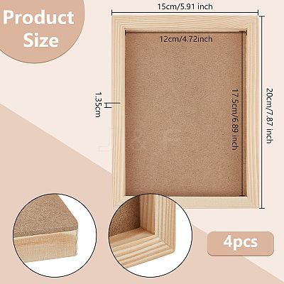 Rectangle Wood Painting  Panels AJEW-WH0348-281C-1