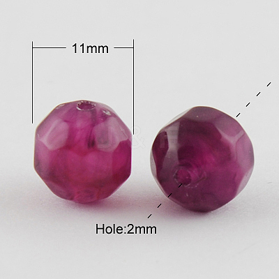 Acrylic Beads SACR-S001-11mm-01-1