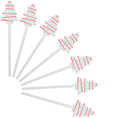 14Pcs Wooden Cake Toppers Decorations DIY-CN0005-56B-1