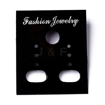 Plastic Jewelry Display Cards DIY-K032-17C-1