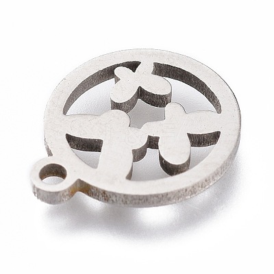 Non-Tarnish 201 Stainless Steel Charms STAS-A047-15P-1