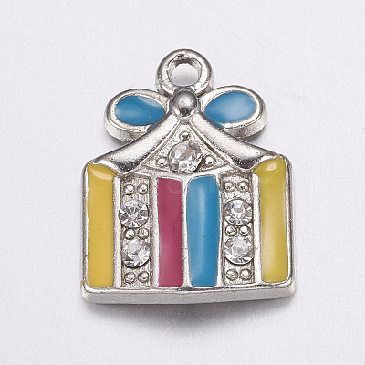 Alloy Enamel Pendants E1206-1