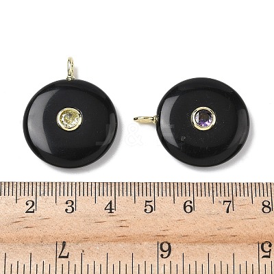 Natural Obsidian Pendants G-I391-02G-05-1
